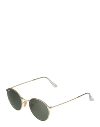 Ray-Ban Sonnenbrille Round metal gold / dunkelgrün