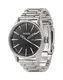 Nixon Armbanduhr ''''Sentry SS'''' (Ziffernblatt 39mm) schwarz / silber