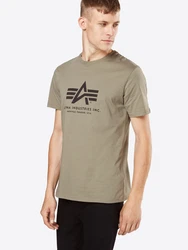 ALPHA INDUSTRIES T-Shirt oliv/schwarz