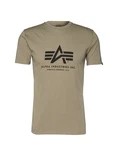 ALPHA INDUSTRIES T-Shirt oliv/schwarz