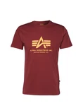 ALPHA INDUSTRIES T-Shirt gelb/karminrot