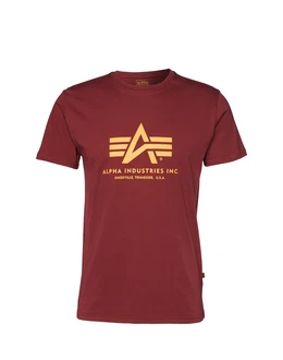 ALPHA INDUSTRIES T-Shirt gelb/karminrot