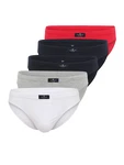 TOM TAILOR Herren Slip (5er Pack) navy/grau/rot/schwarz/wei