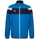 PUMA Trainingsjacke ''''Spirit II Woven'''' weiß / himmelblau / dunkelblau