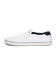 Slip On nachtblau / rot / wei