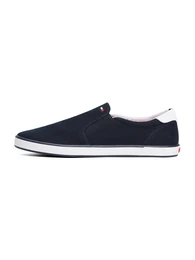 Slip On nachtblau / rot / wei