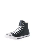CONVERSE Sneaker 'CHUCK TAYLOR ALL STAR CLASSIC HI LEATHER' schwarz/weimeliert