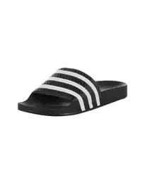 Pantolette ''''Adilette'''' schwarz / weiß