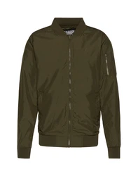 Urban Classics TB1258 Light Bomber Bomberjacke Dunkelgrün/Khaki