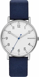 SKAGEN Quarzuhr SIGNATUR blau / silber