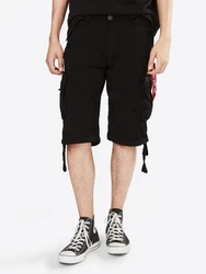 ALPHA INDUSTRIES Shorts 'Jet' schwarz