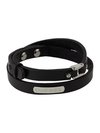 Armband schwarz / silber