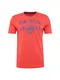 TOM TAILOR T-Shirt rot / schwarz