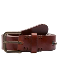 SELECTED HOMME Leder-Gürtel braun