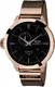 HAEMMER Automatikuhr President, HA-03-G dunkelbraun / rosegold / schwarz