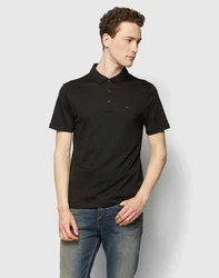 Michael Kors Poloshirt im Flammgarn-Design schwarz
