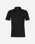 Michael Kors Poloshirt im Flammgarn-Design schwarz