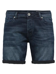 SELECTED HOMME Jeansshorts dunkelblau