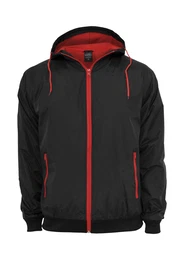Jacke rot / schwarz