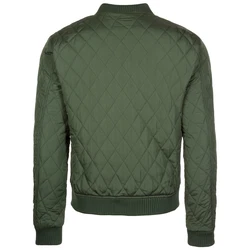 Urban Classics Jacke 'Diamond Quilt' Dunkelgrün/Grün