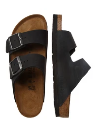 BIRKENSTOCK Pantolette 'Arizona' schwarz