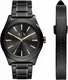 ARMANI EXCHANGE Uhr schwarz