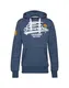 Superdry Sweatshirt High Flyers Hood blaumeliert / gelb / weiß