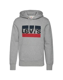 LEVI''''S Hoodie blau / graumeliert / rot