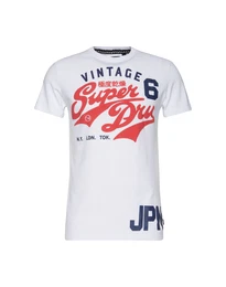 Superdry T-Shirt STACKER DUO REWORK CLASSIC TEE weiß