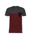 Iriedaily T-Shirt dunkelgrau/weinrot/schwarz