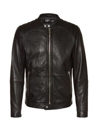 Lederjacke schwarz