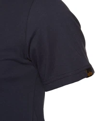 ALPHA INDUSTRIES T-Shirt dunkelblau / grau