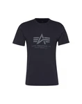 ALPHA INDUSTRIES T-Shirt dunkelblau / grau