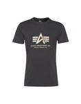 ALPHA INDUSTRIES T-Shirt graphit/wei