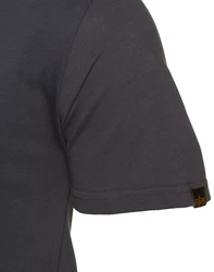 ALPHA INDUSTRIES T-Shirt graphit/wei