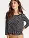 heine Bluza  konjak / bijela / noćno plava