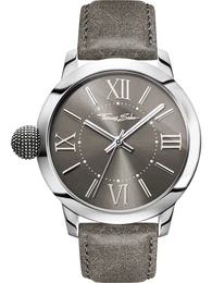 Quarzuhr grau / silber
