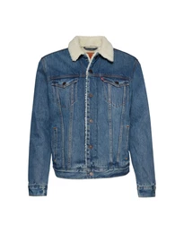 LEVI''''S Jeansjacke ''''TYPE 3 SHERPA TRUCKER'''' blue denim