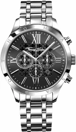 Thomas Sabo Chronograph ''''WA0015-201-203-43 mm'''' schwarz / silber
