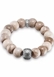 Thomas Sabo Armband beige / silber