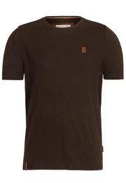 Naketano Male T-Shirt Halim Trabando III braunmeliert