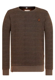 Naketano Sweatshirt Indifference Of Good Men III braun / schwarz