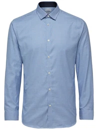 Hemd 'SHDoneNew-Mark' blau / wei