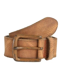 VANZETTI Ledergürtel in Vintage-Optik cognac