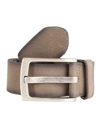 VANZETTI Ledergürtel in Vintage-Optik taupe