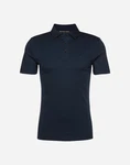Michael Kors Poloshirt im Flammgarn-Design nachtblau