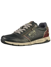 Sneaker navy / rostbraun / khaki