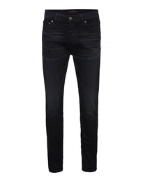 Nudie Jeans Co Skinny-Jeans Tilted Tor black denim