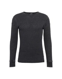 DIESEL Langarmshirt T-HAROLD Hemd in Ausbrenner-Optik anthrazit