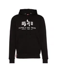 ALPHA INDUSTRIES Sweatshirt rot/schwarz/weiß